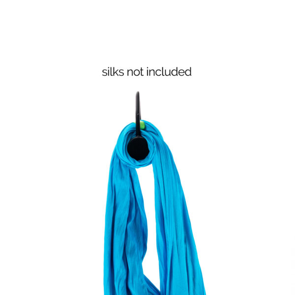Group_3 clove hitch on aerial silks hook